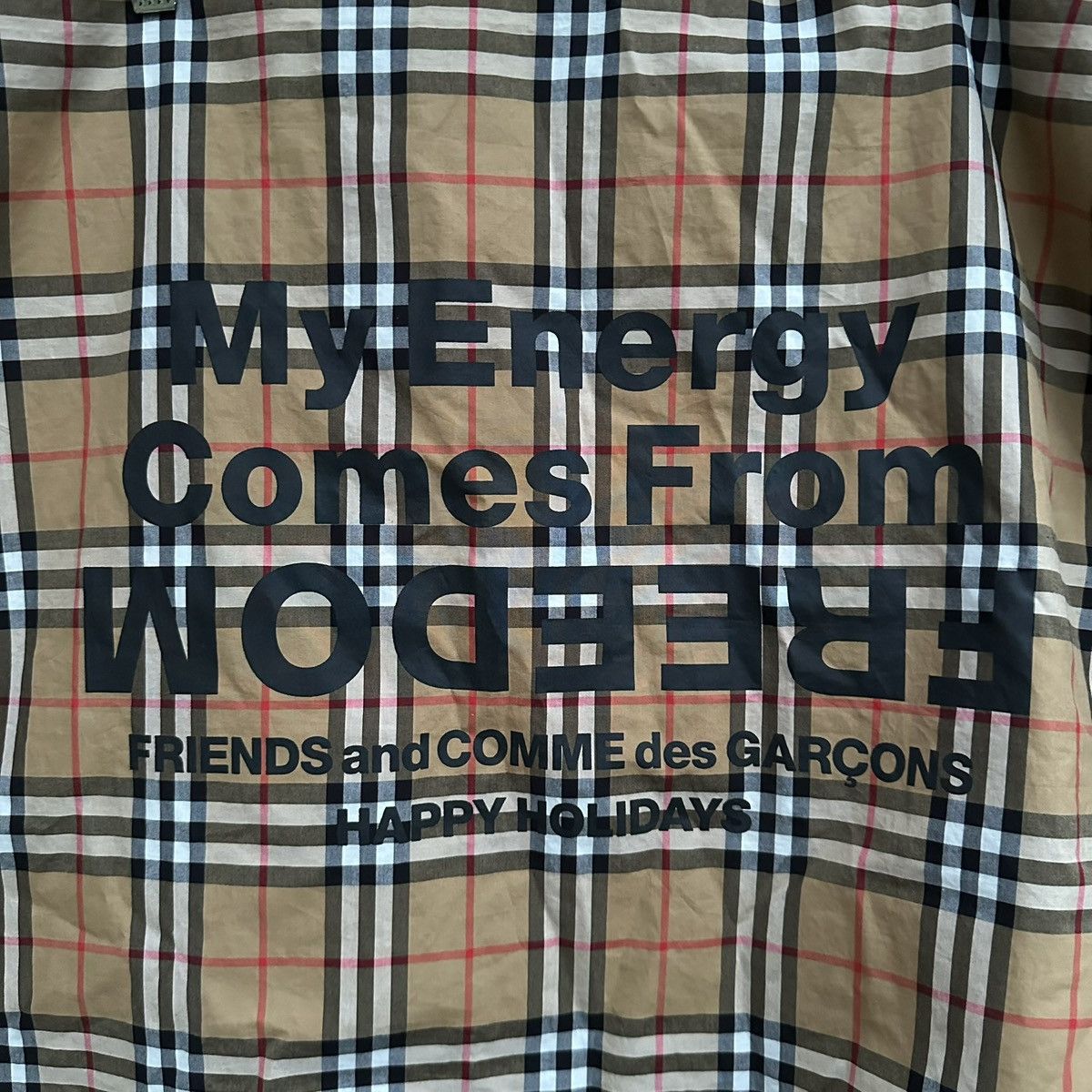 Burberry Burberry x Comme des Garçons 2018 Capsule Scarf Size ONE SIZE - 3 Thumbnail