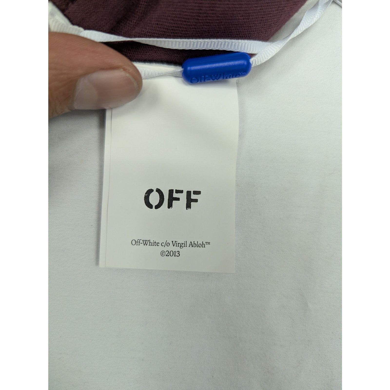Off-White o1rshd1 Emb Sweatpants Fig Fig in Maroon Size US 36 / EU 52 - 16 Thumbnail