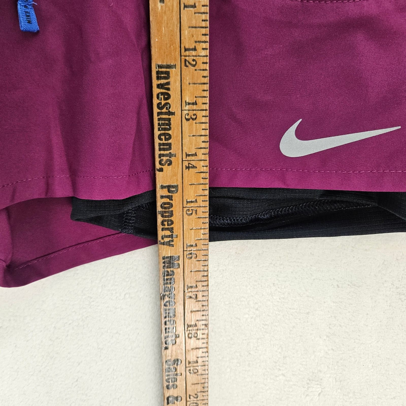 Nike NIKE MEN'S XXL SANGRIA BLACK FLEX STRIDE 2 IN 1 5INCH SHORTS Size US 33 - 3 Thumbnail
