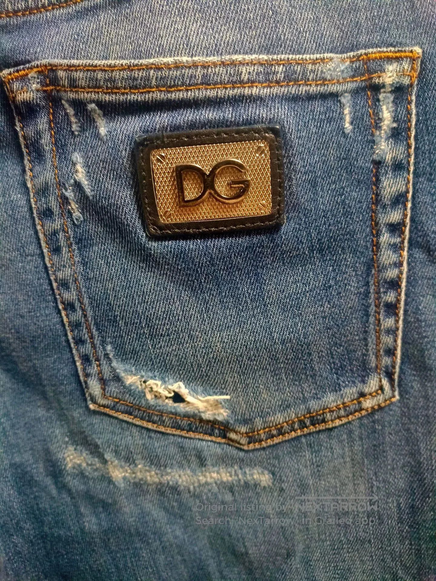 Dolce & Gabbana Dolce&Gabbana Gold Jeans. Size US 34 / EU 50 - 6 Thumbnail