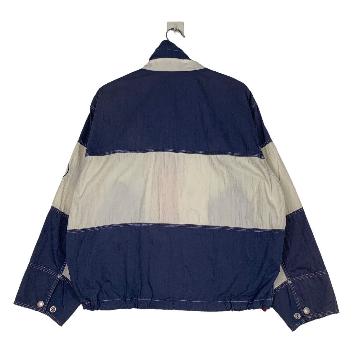 Japanese Brand ELLE Homme Colorblock Hooded Jacket #0432-C20 Size US M / EU 48-50 / 2 - 7 Thumbnail