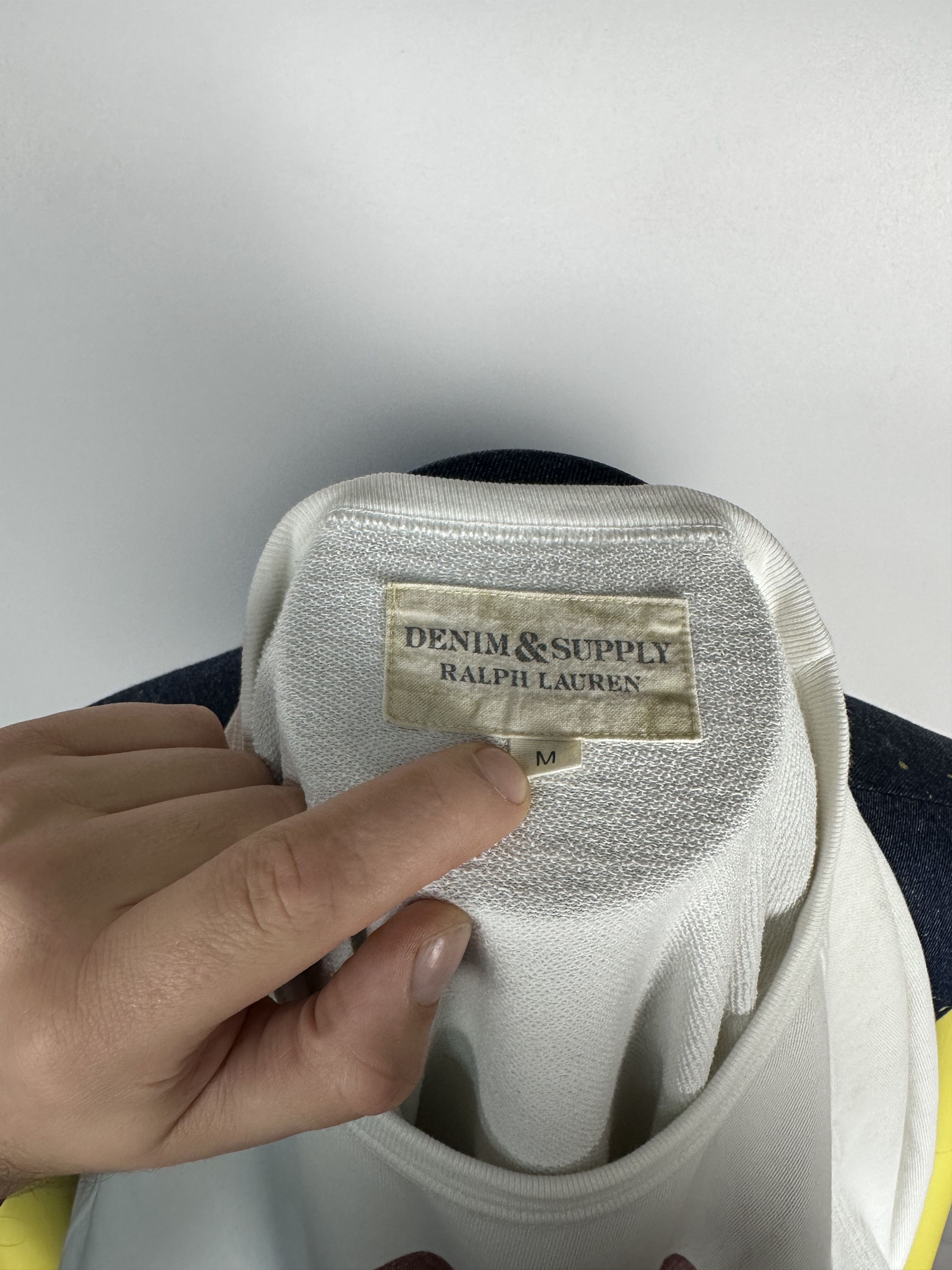 Denim & Supply Ralph Lauren × Polo Ralph Lauren × Ralph Lauren Denim & Supply Ralph Lauren Sweatshirts Big Logo White Mens Size US M / EU 48-50 / 2 - 9 Thumbnail
