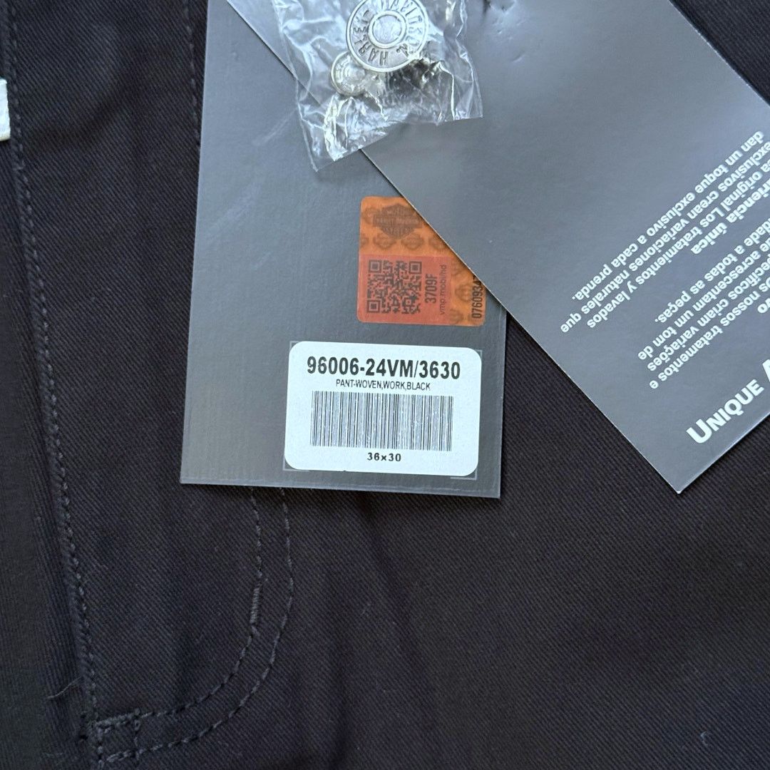 Harley Davidson Harley-Davidson Men's Milwaukee Pant Black Size 36x30 NWT Size US 36 / EU 52 - 5 Thumbnail