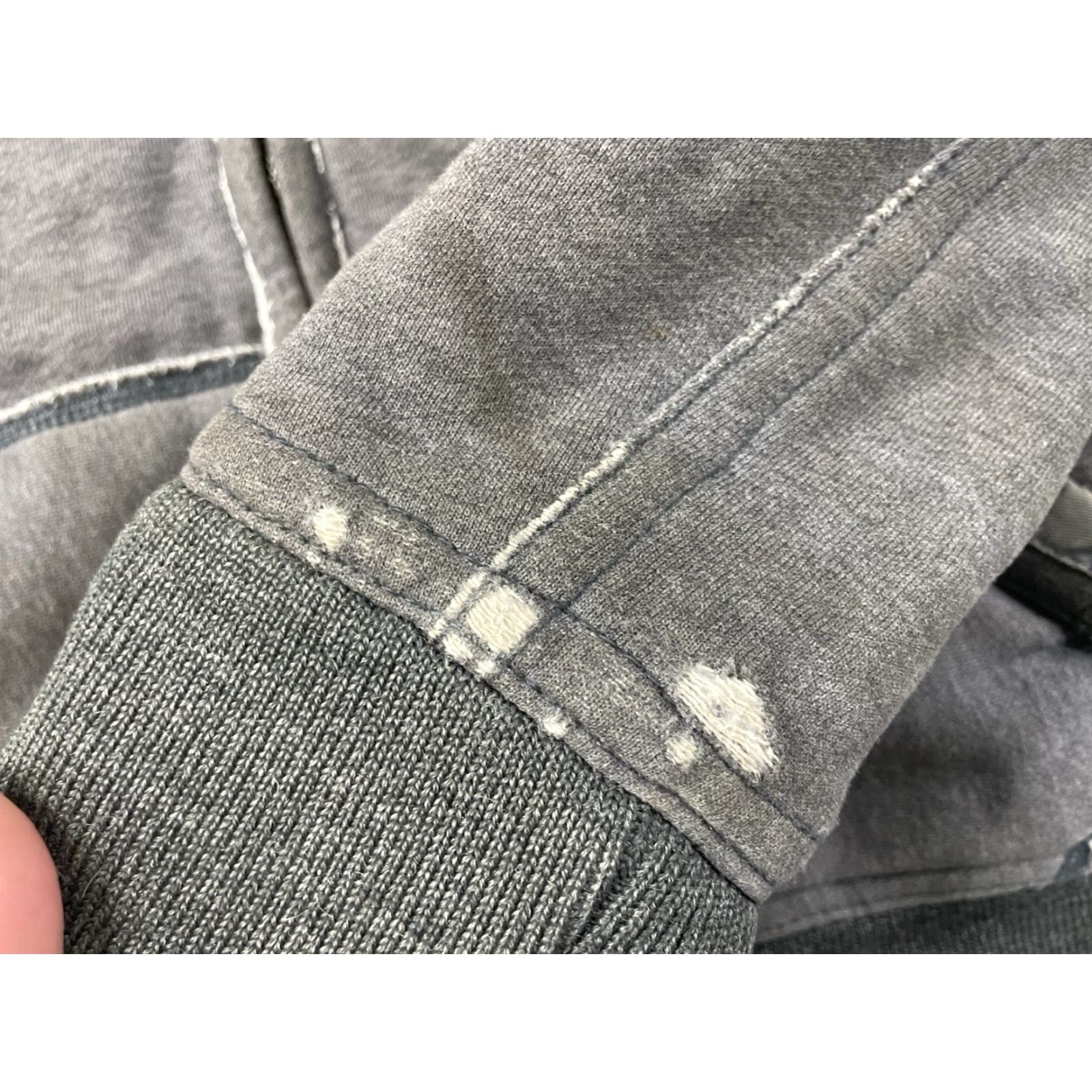Vintage Abercrombie New York Adirondack Jacket Hoodie Women’s XL Sweatshirt Fur Heavy Gray Long Sleeve Full Zip Size XL / US 12-14 / IT 48-50 - 7 Thumbnail