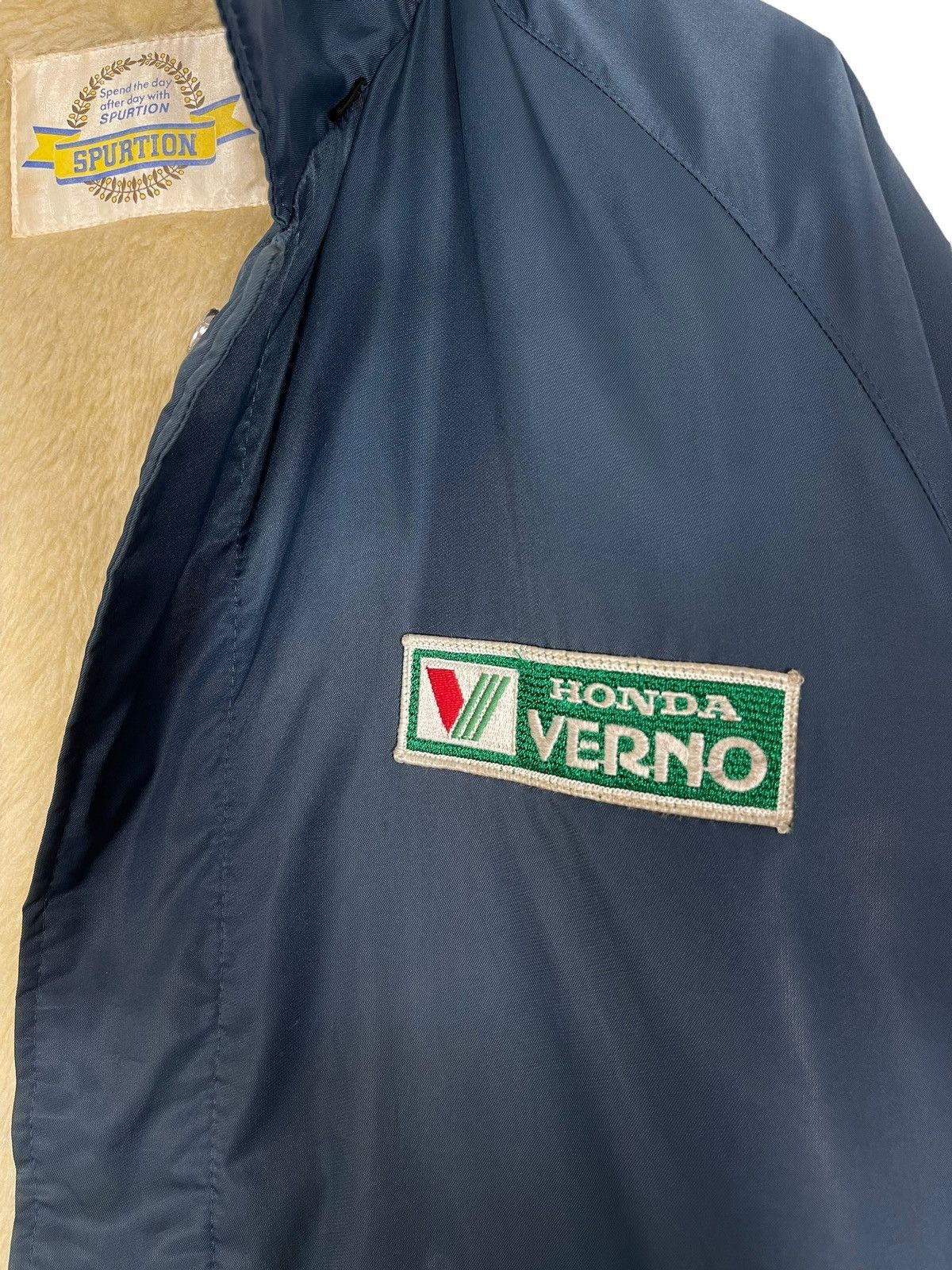 Honda 90s Vintage Honda Verno Bomber Jacket Size US L / EU 52-54 / 3 - 7 Thumbnail