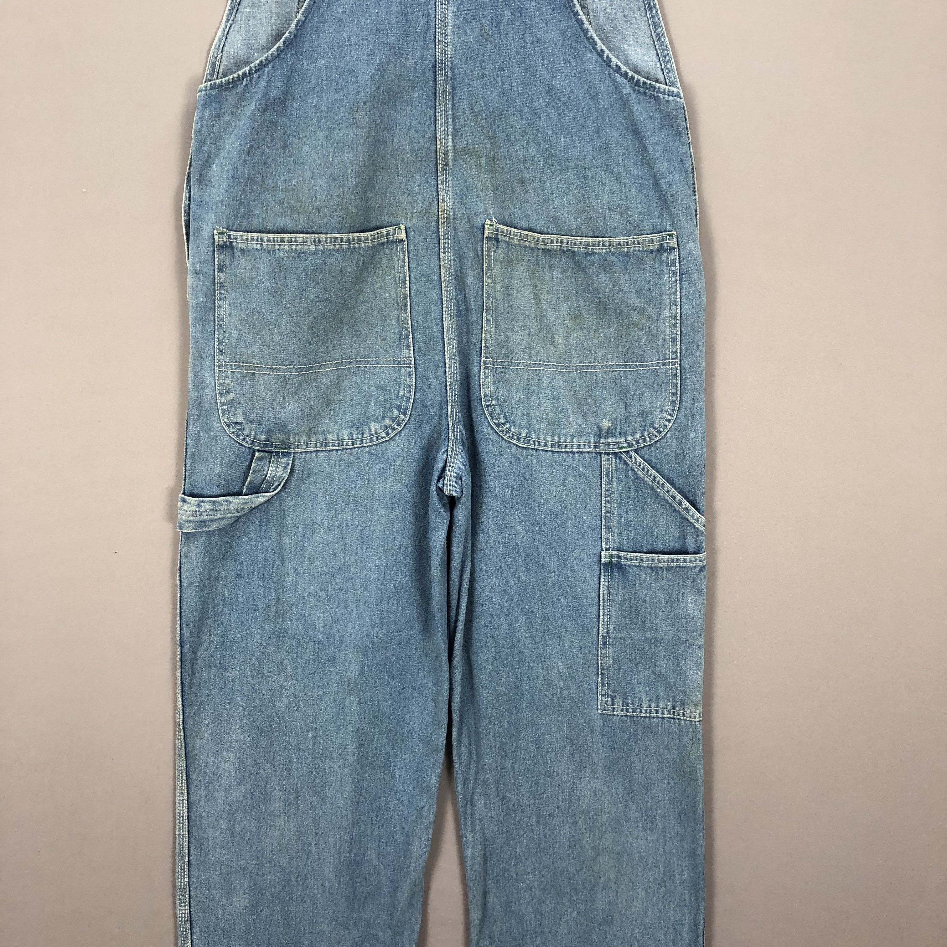 Liberty × Vintage Vintage 90s Liberty Carpenter Denim Jeans Overalls Size US 36 / EU 52 - 10 Thumbnail