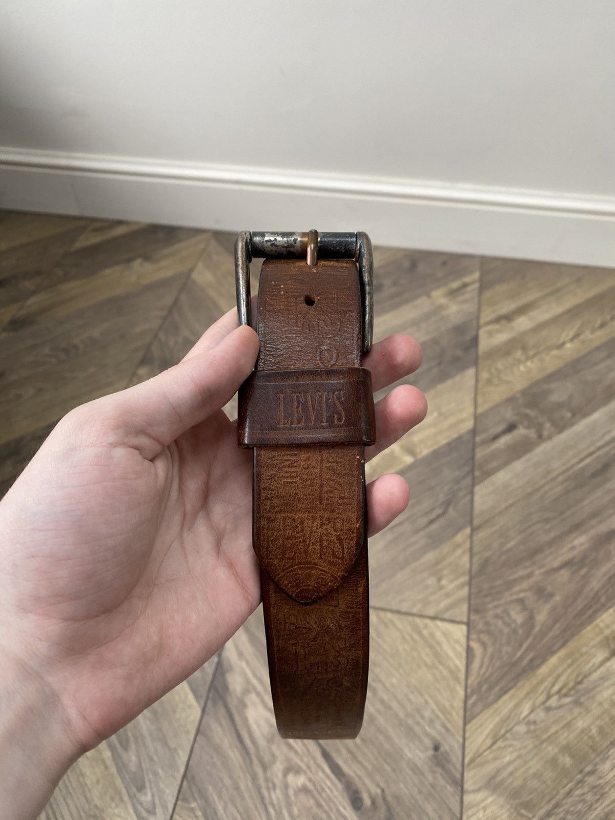 Levi's Vintage Levi’s Leather Belt Size ONE SIZE - 7 Thumbnail