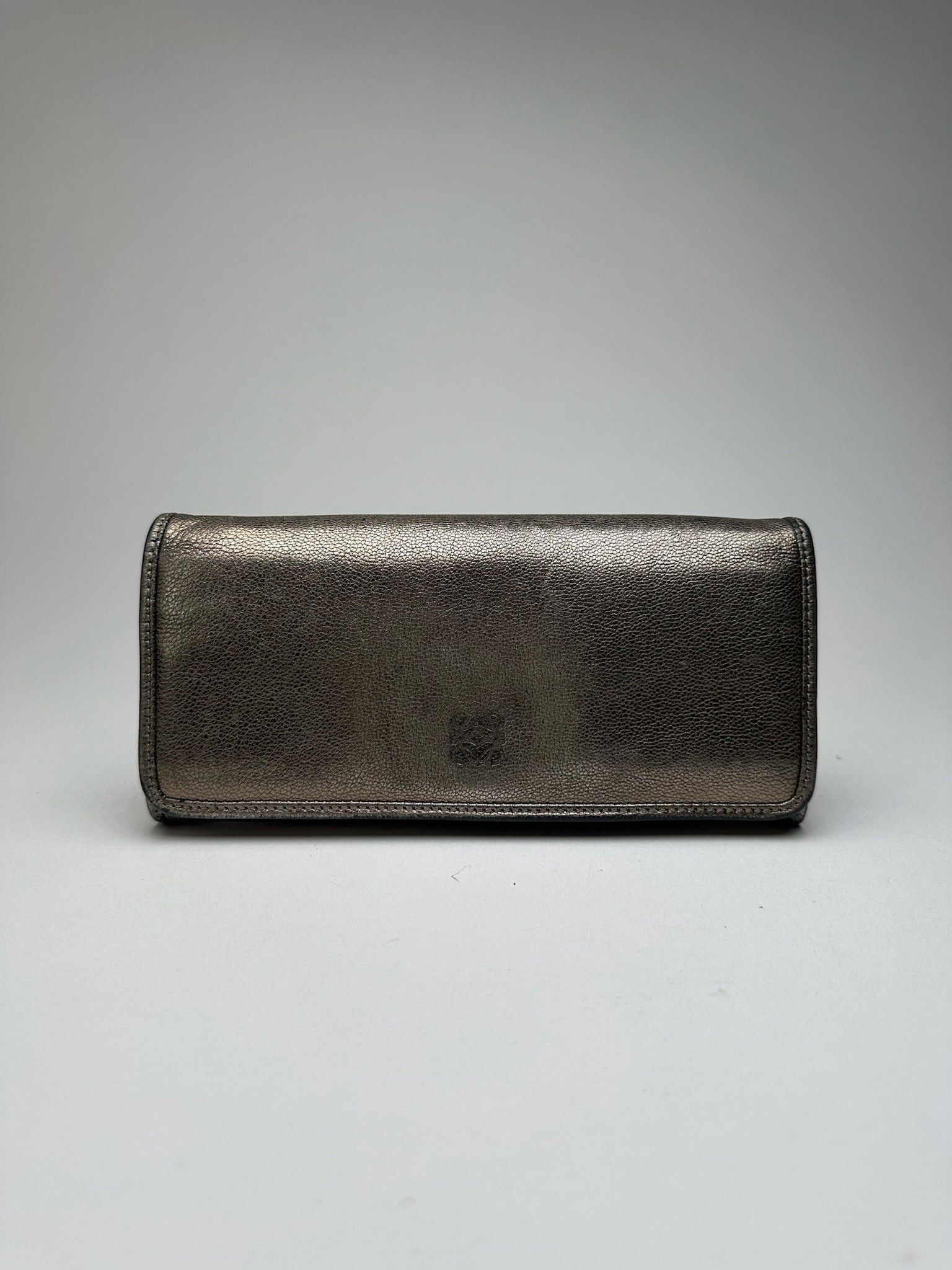 Loewe Vintage Madrid Leather wallet Silver Size ONE SIZE - 1 Thumbnail