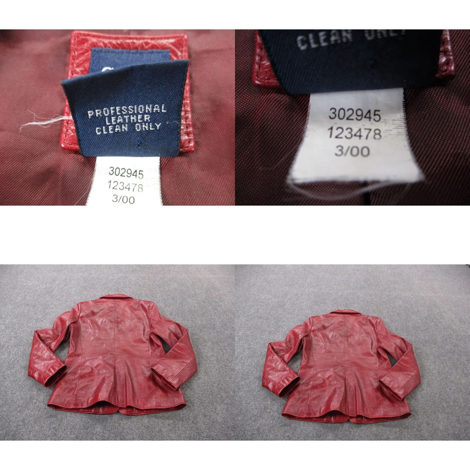 Gap VINTAGE Gap Jacket Womens S Red Leather Coat Biker Lined Windproof Pockets Casual Fall Spring Summer Winter Mens Womens Girls Boys Size S / US 4 / IT 40 - 8 Thumbnail