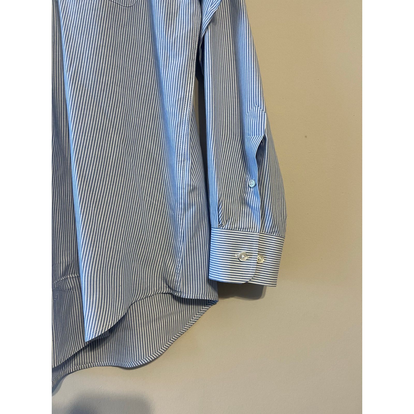 Marks & Spencer Marks & Spencer M&S Man blue stripe dress shirt size 15 Size US M / EU 48-50 / 2 - 4 Thumbnail