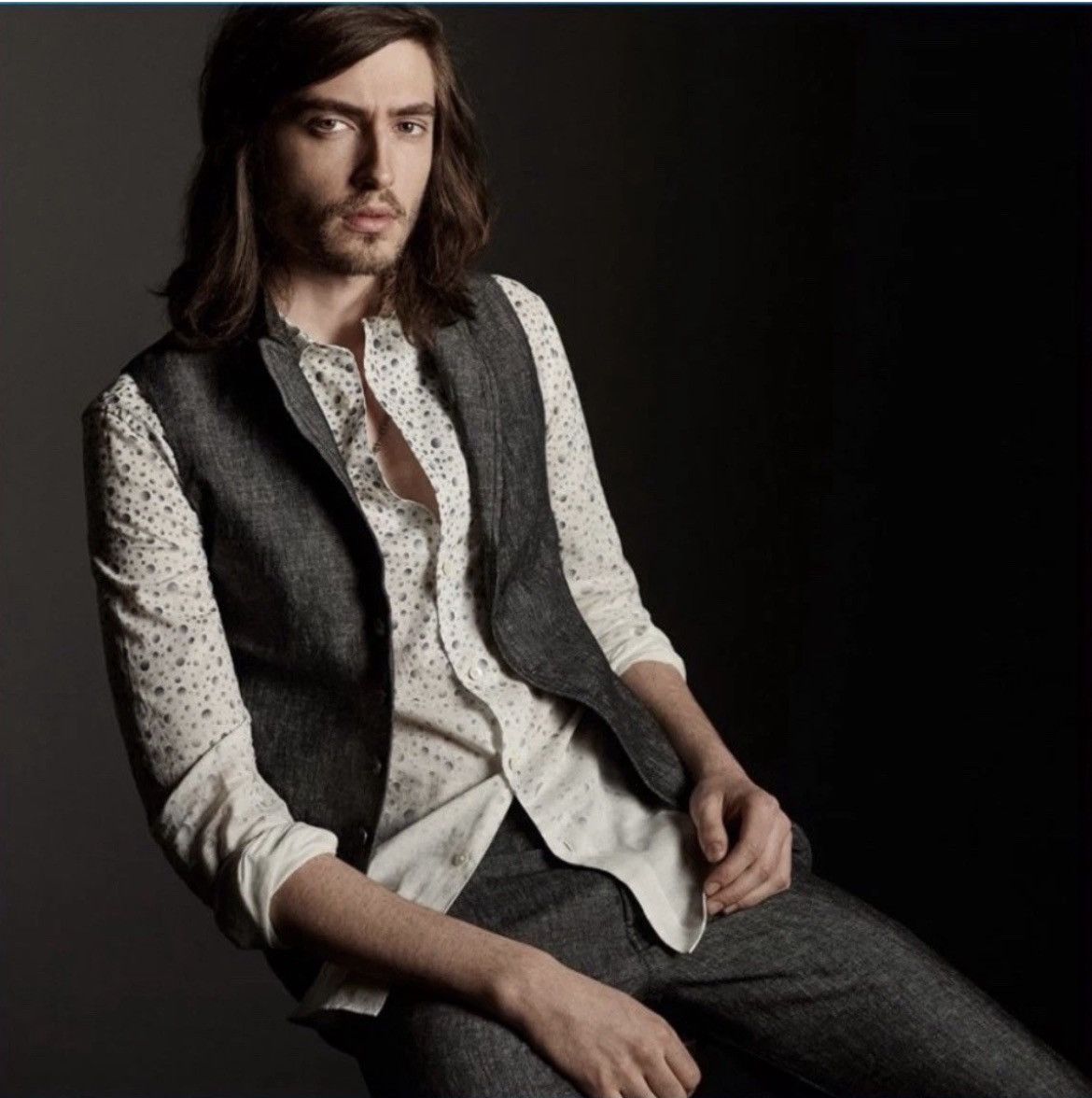 John Varvatos Woodward Vest EU 52 USA 42 Size US L / EU 52-54 / 3 - 4 Thumbnail