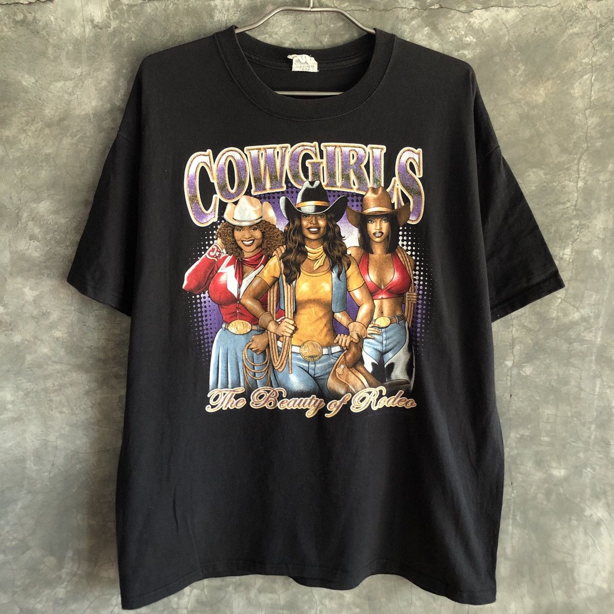 Cowgirls The Beauty Of Rodeo Vintage T-shirt Girls Size XL