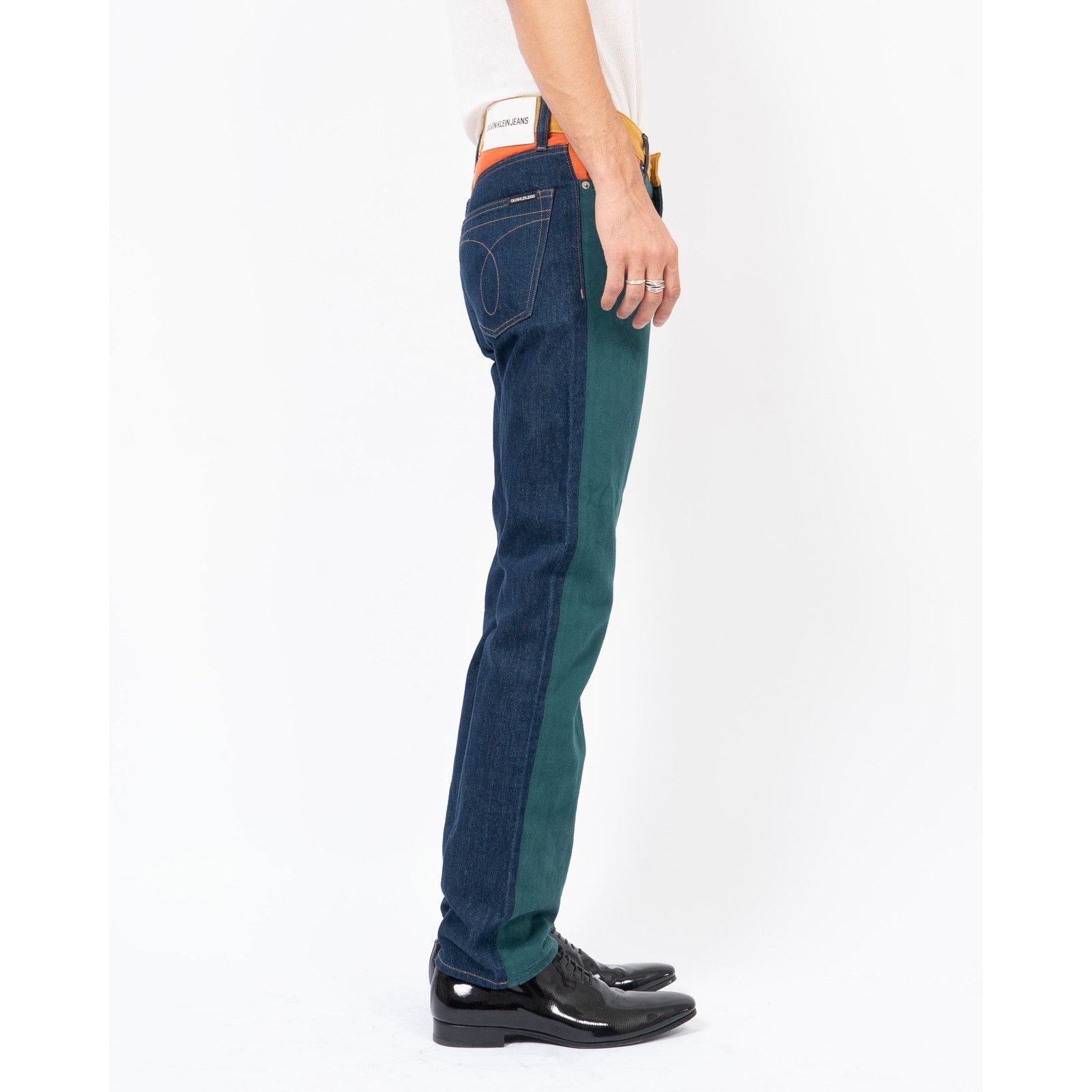 Calvin Klein 205W39NYC SS18 CK est. Colorblock Denim Size US 30 / EU 46 - 4 Thumbnail