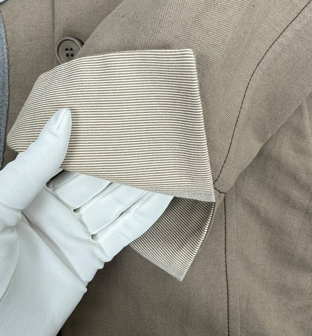 Brunello Cucinelli Brunello Cucinelli Jacket Linen-Cotton 3/4 Sleeve size 44 Size M / US 6-8 / IT 42-44 - 18 Thumbnail