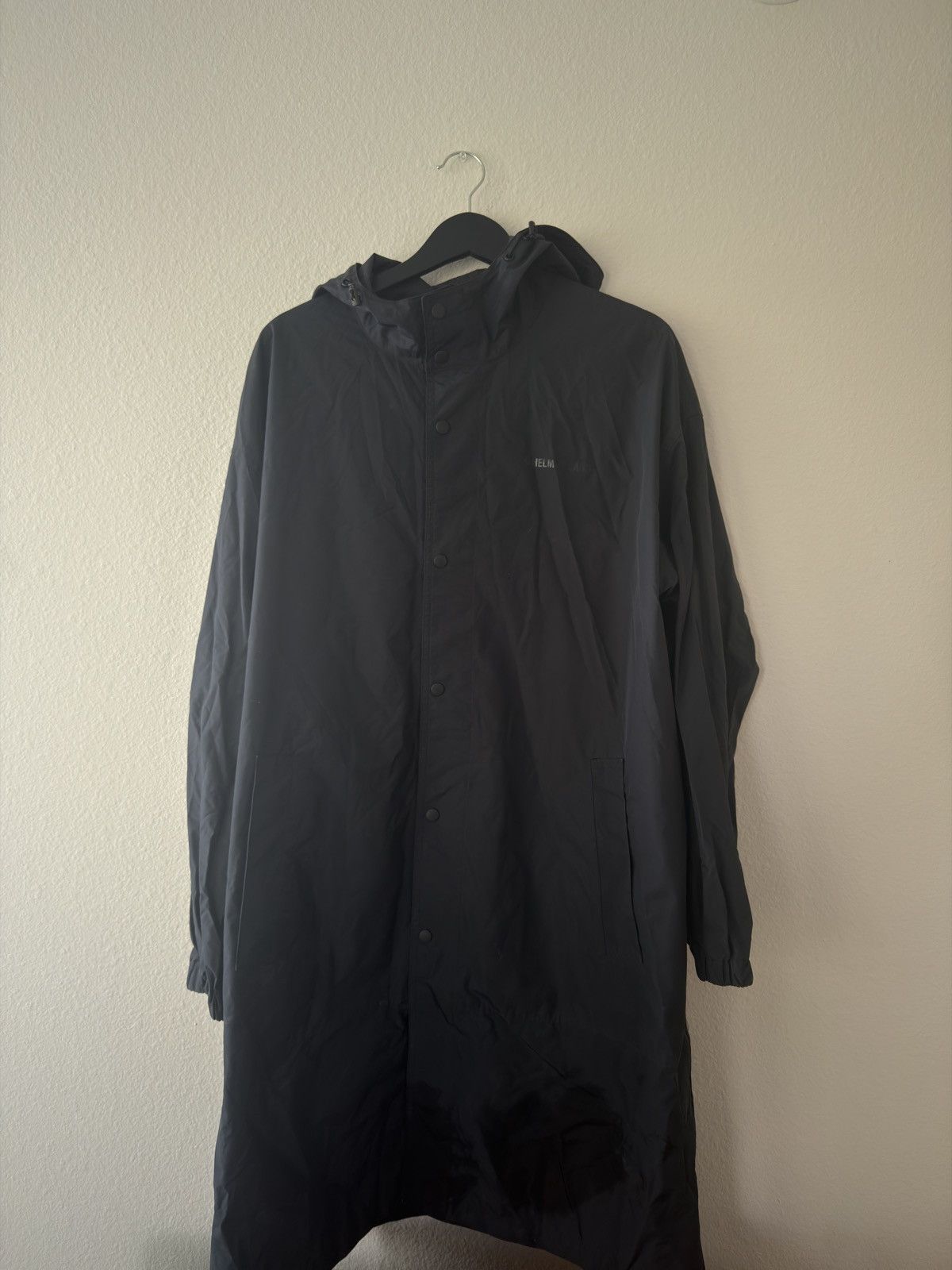 Helmut Lang Helmut Lang Recycled Nylon Hooded Raincoat Size US XL / EU 56 / 4 - 1 Thumbnail