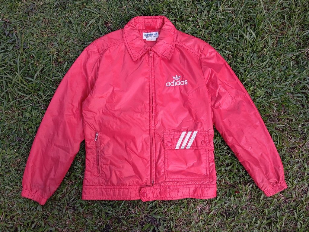 Adidas × Vintage VTG Adidas Jacket Windbreaker Bike Ride jacket 😎 Size US S / EU 44-46 / 1 - 1 Thumbnail