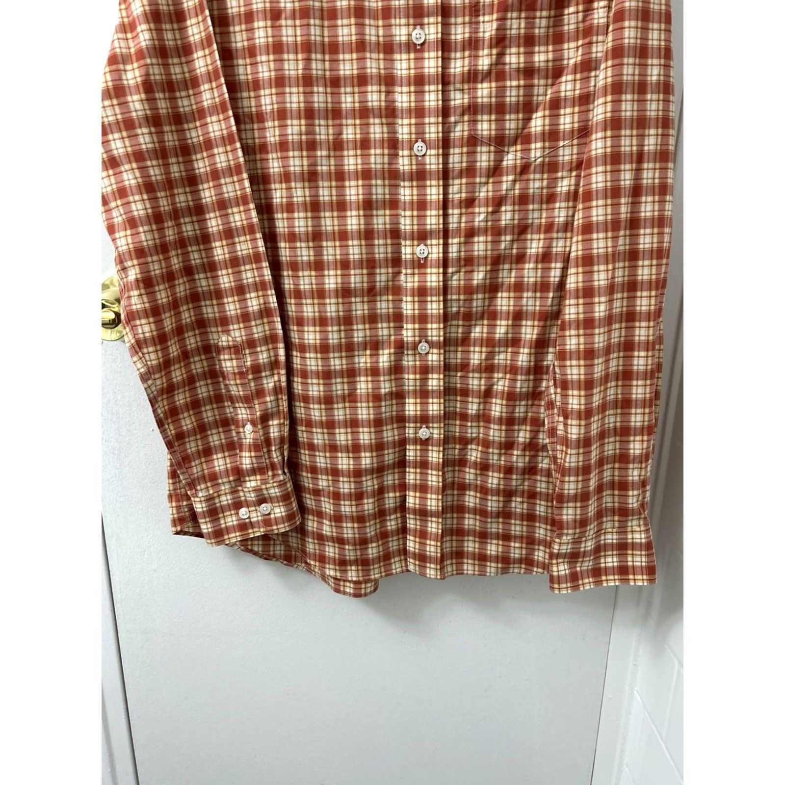 Vintage LL Bean Shirt Mens M Red Plaid Kennebunk Sport Wrinkle Resistant Button-Up Pocketed Casual Classic Preppy Mens Size US M / EU 48-50 / 2 - 3 Thumbnail