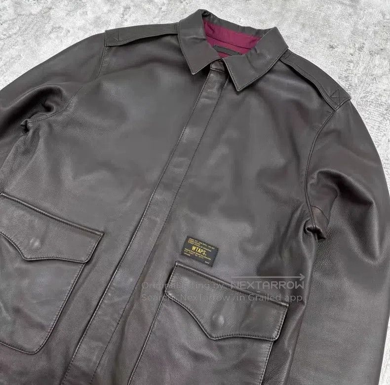 Wtaps Wtaps Sheepskin Leather Jacket Size US M / EU 48-50 / 2 - 2 Thumbnail