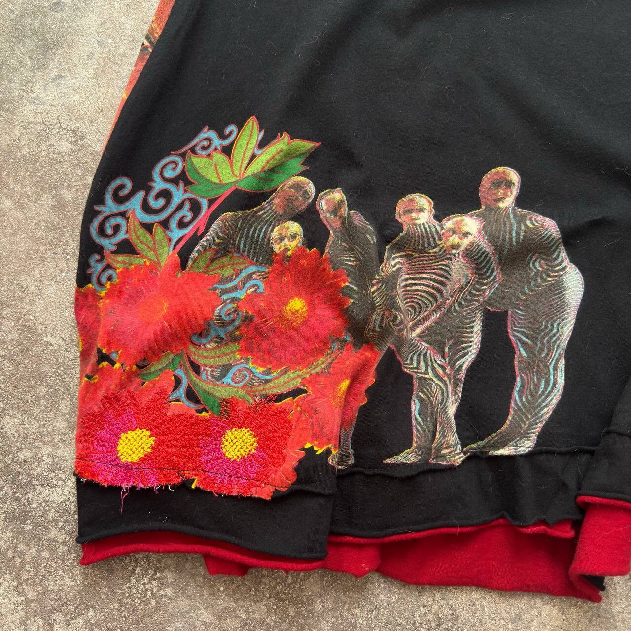 Hysteric Glamour Y2K Avant Garde Vintage JPG Gaultier Vibe Psycho Crazy Skirt Size 30" / US 8 / IT 44 - 9 Thumbnail