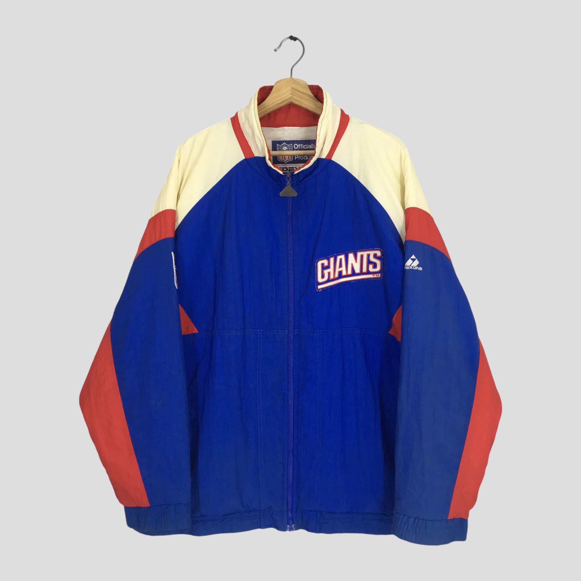 NFL Vintage 90's New York Giants Football Sport Jacket Size US XL / EU 56 / 4 - 2 Thumbnail