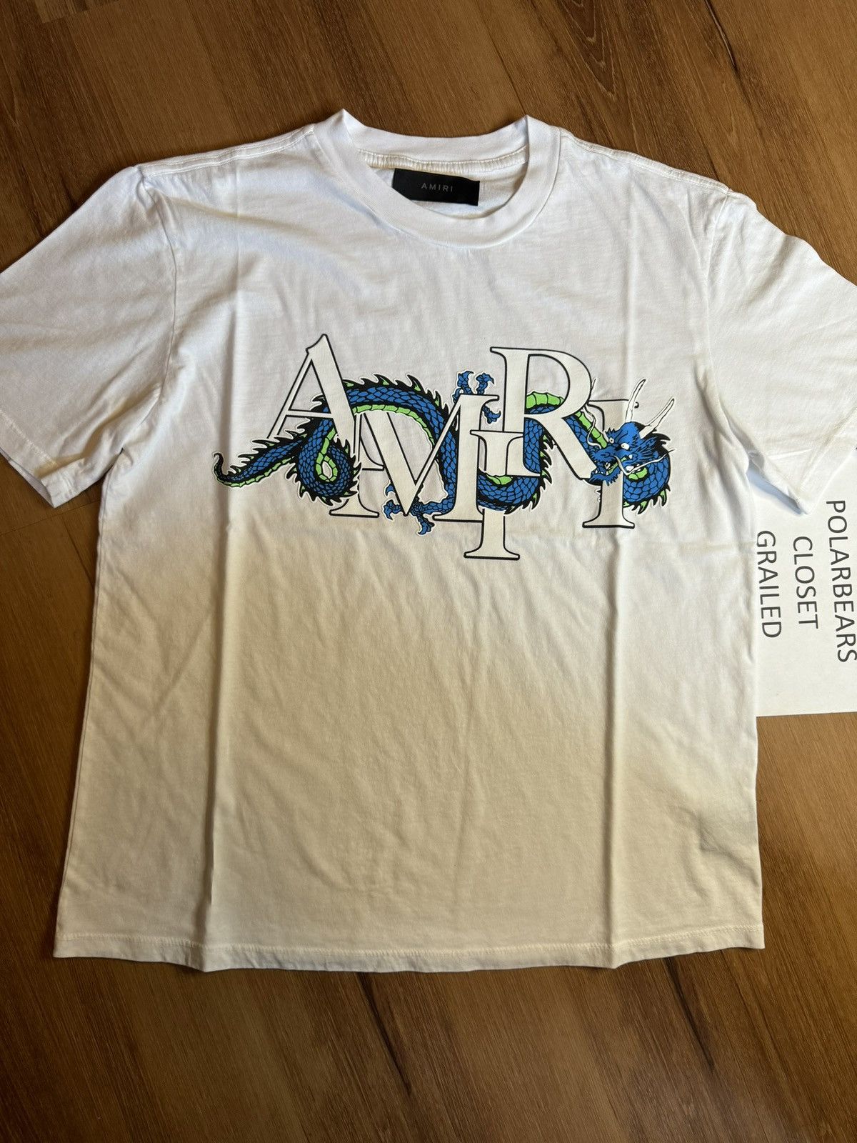 Amiri Black Dragon CNY Tee