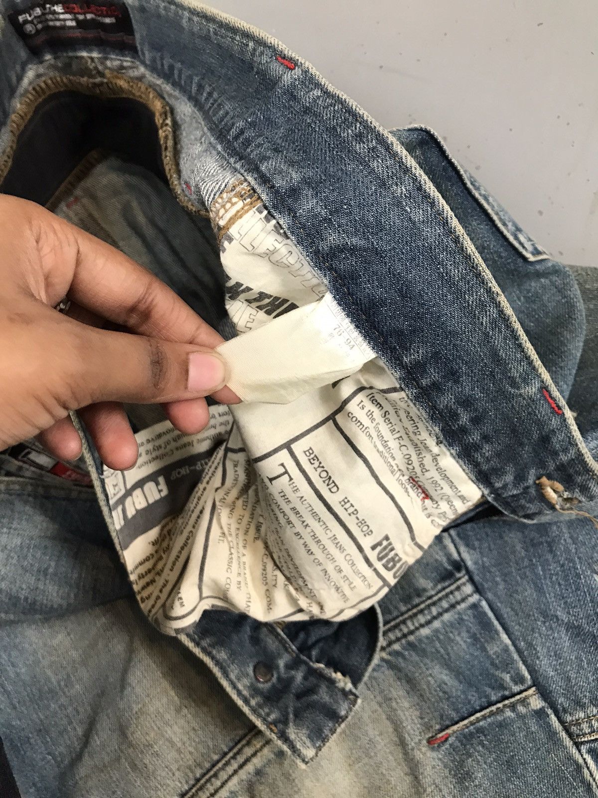 Fubu × Vintage Vintage Fubu jeans collection patchwork denim Size US 32 / EU 48 - 7 Thumbnail