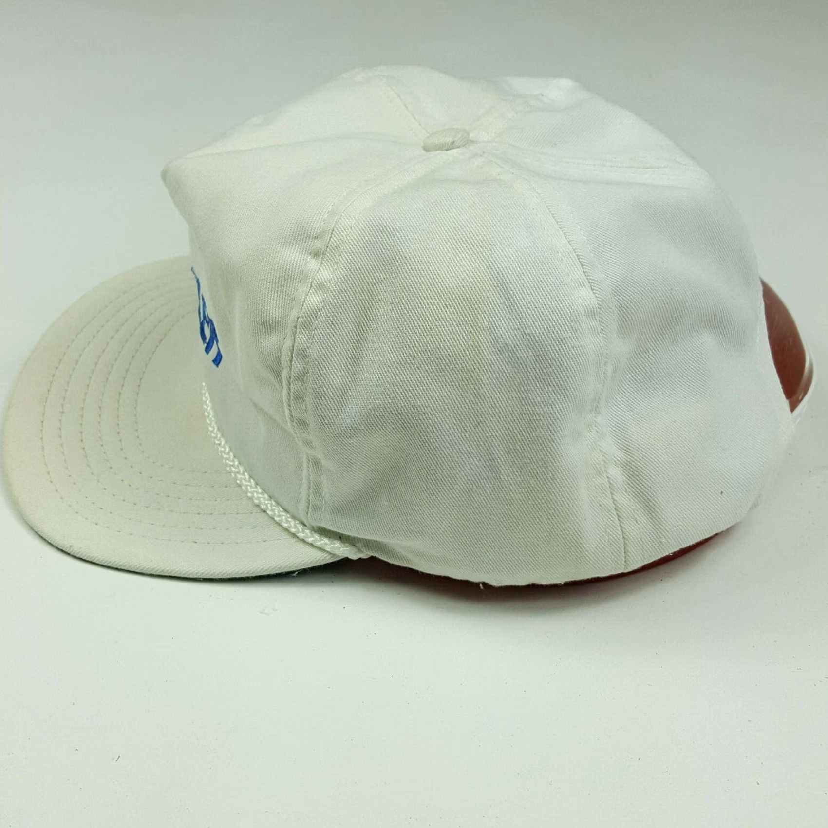 Spell VINTAGE Virkler Trucking Spell Out USA Snapback Adjustable Hat Cap White Men Adjustable Hat Cap Embroidered 80s Retro Trucker Casual Shoes? Size ONE SIZE - 4 Thumbnail
