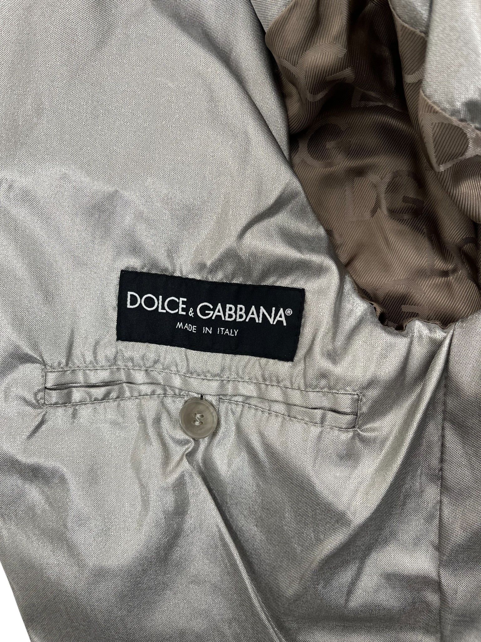 Dolce & Gabbana F/W 2007 Silver Astro Jacket Size US L / EU 52-54 / 3 - 14 Thumbnail
