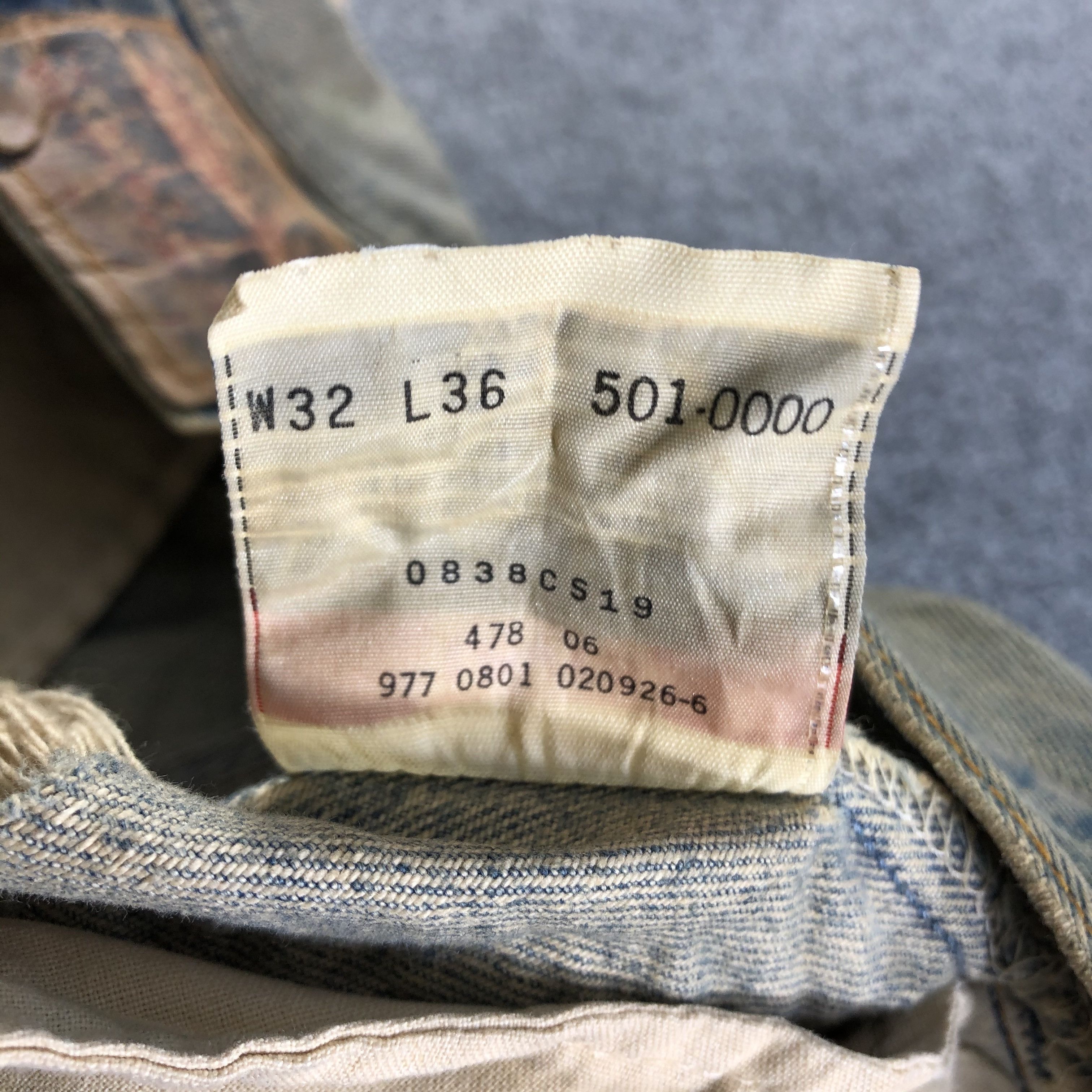 Levi's 90s Vintage Levis 501 Jeans-J3637 Size US 30 / EU 46 - 11 Thumbnail