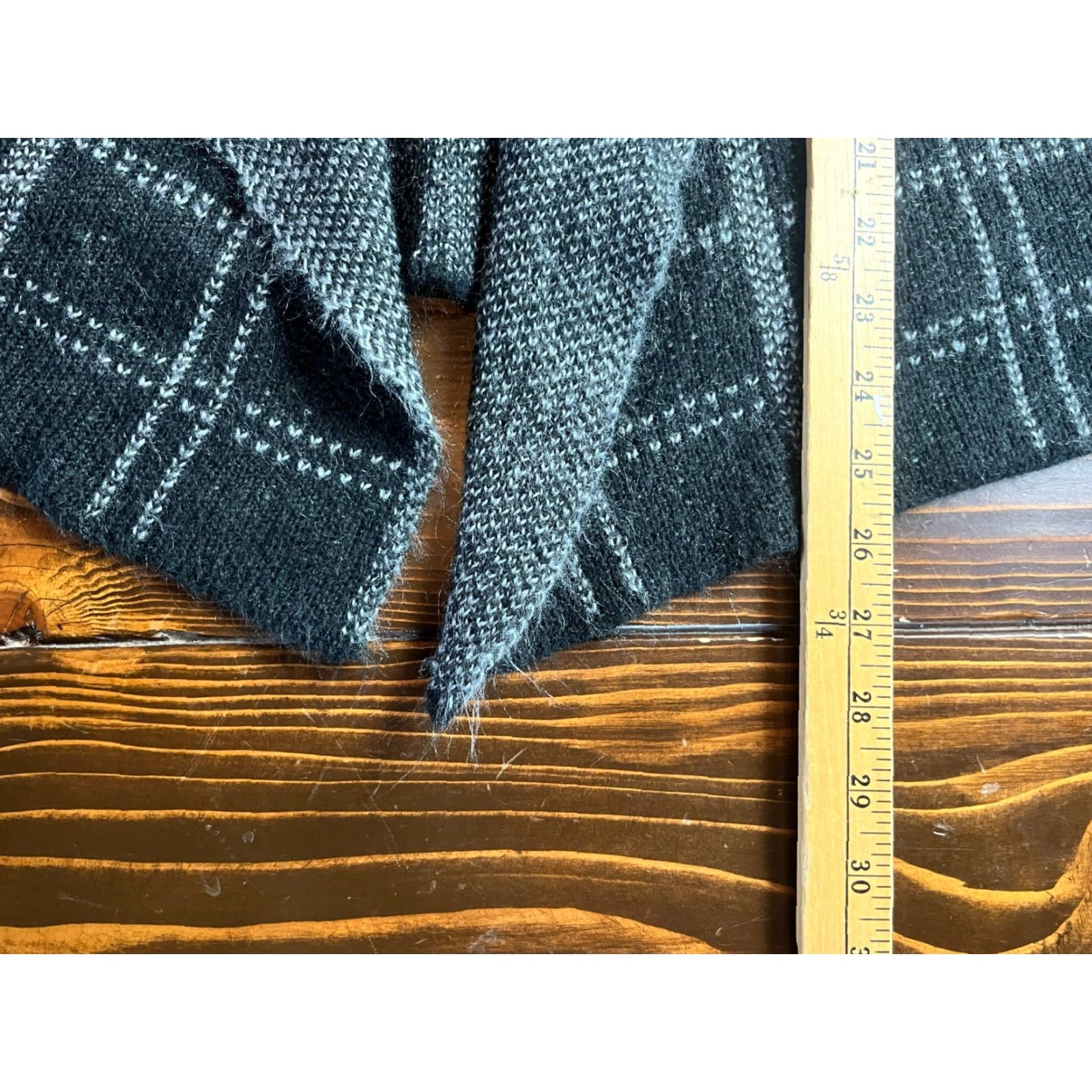 Vintage Elan Sweater Cardigan Vest Women's Medium Gray Black Knit Solid Regular Fall Spring Summer Womens Size M / US 6-8 / IT 42-44 - 4 Thumbnail