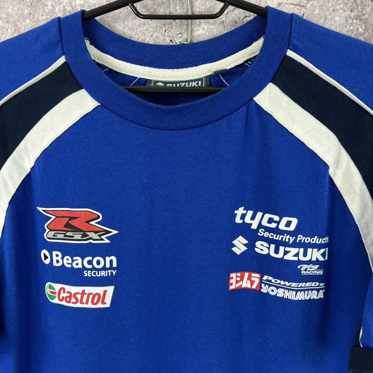 Japanese Brand Suzuki Collection Tyco Castrol Moto Japanese Style Tee Sz L Size US L / EU 52-54 / 3 - 2 Thumbnail