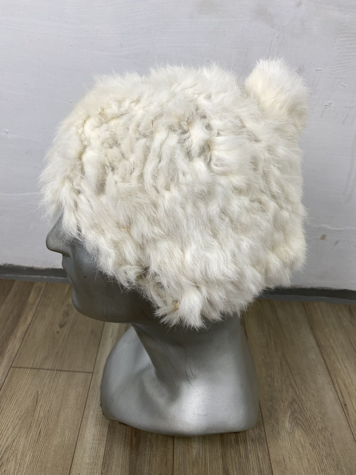 Japanese Brand Unknown Japanese Fur Beanie Hats Size ONE SIZE - 3 Thumbnail
