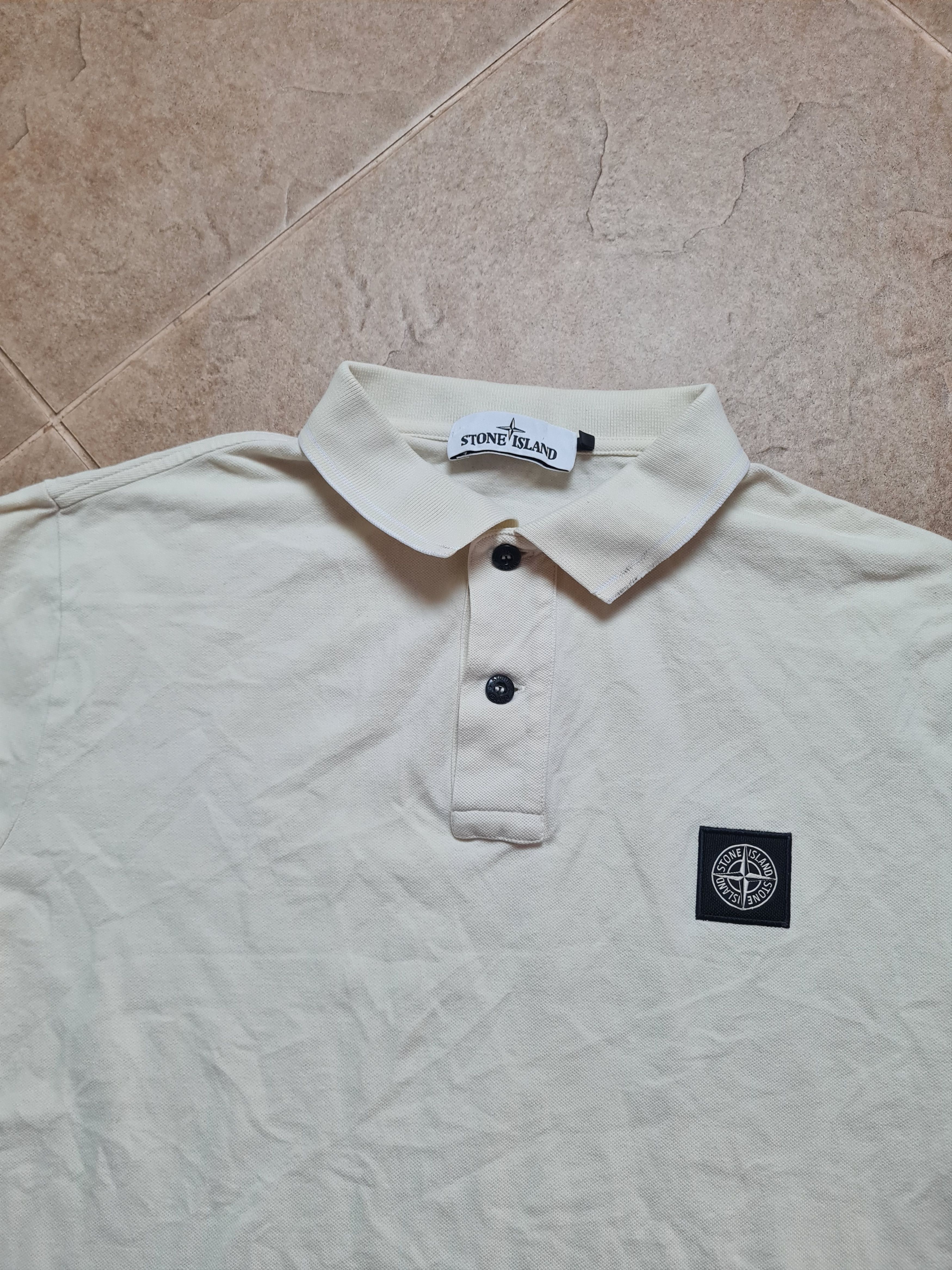 Stone Island Vintage tshirts Stone Island Logo Polo Shirt Size xl yellow Size US XL / EU 56 / 4 - 19 Thumbnail