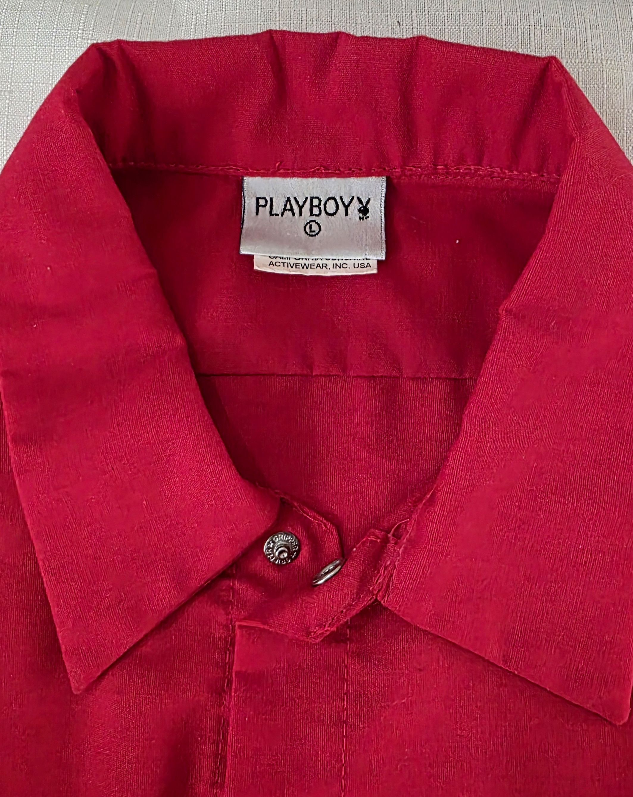 Playboy Playboy Bunny Photographer short sleeve button up Vintage US Size US L / EU 52-54 / 3 - 4 Thumbnail