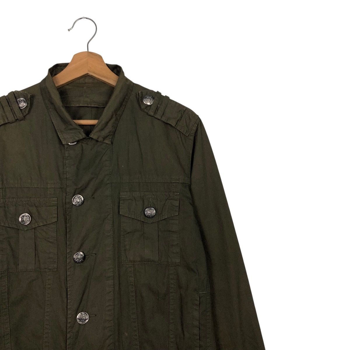 Japanese Brand BEAMS Olive Military Utility Jacket – Archive Japan (M) Size US M / EU 48-50 / 2 - 7 Thumbnail