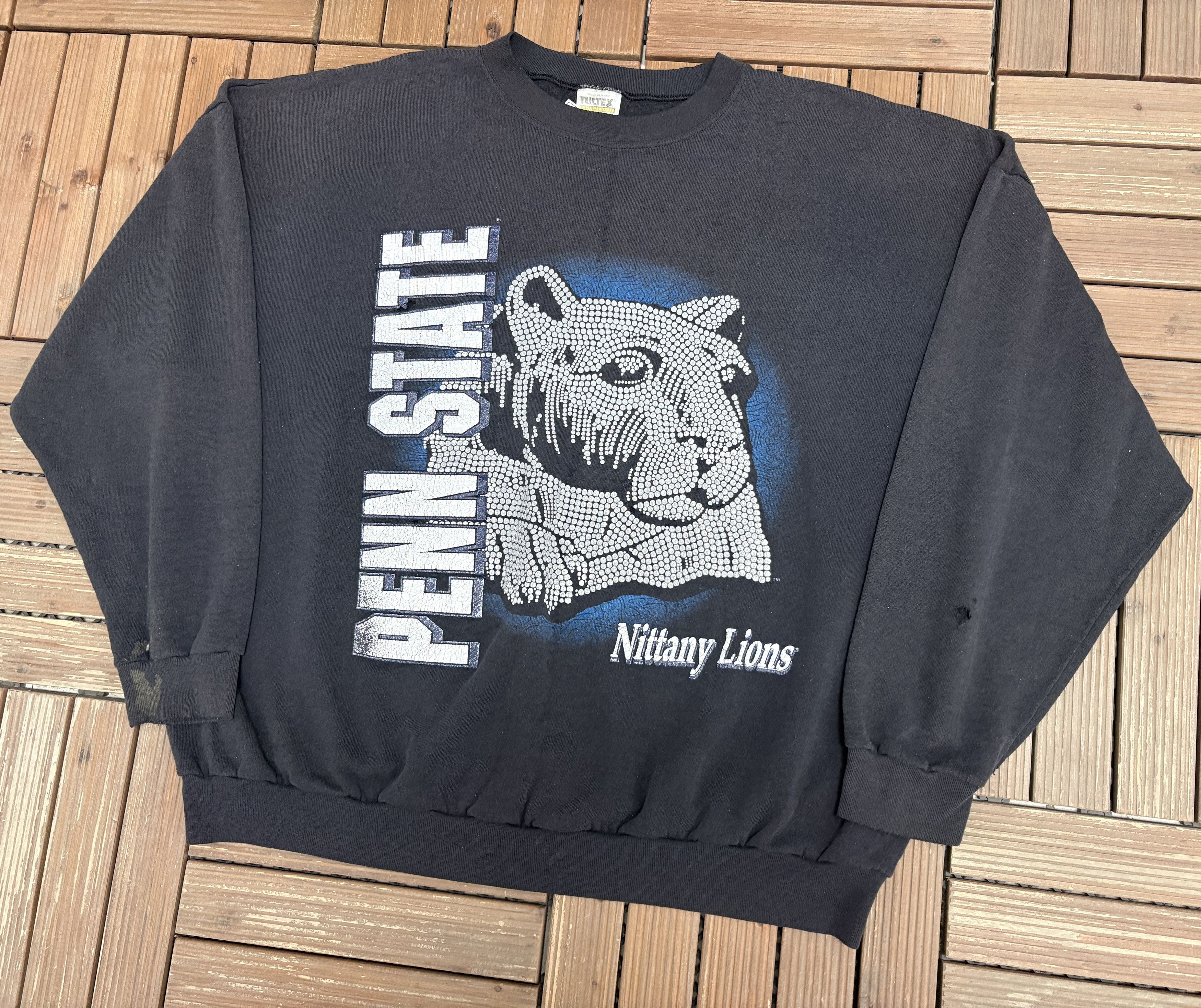 Vintage Penn State Nittany Lions Vintage Blue Crewneck Sweater Size US XXL / EU 58 / 5 - 3 Thumbnail