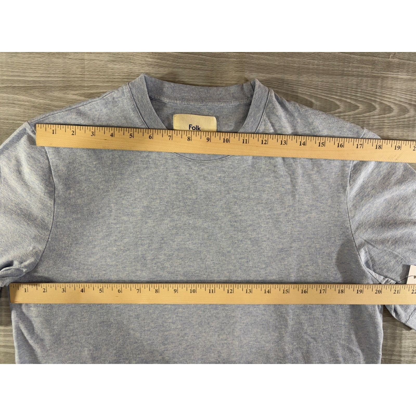 Folk Folk basic Short Sleeve T Shirt size 3 M US color sky blue N Size US M / EU 48-50 / 2 - 9 Thumbnail