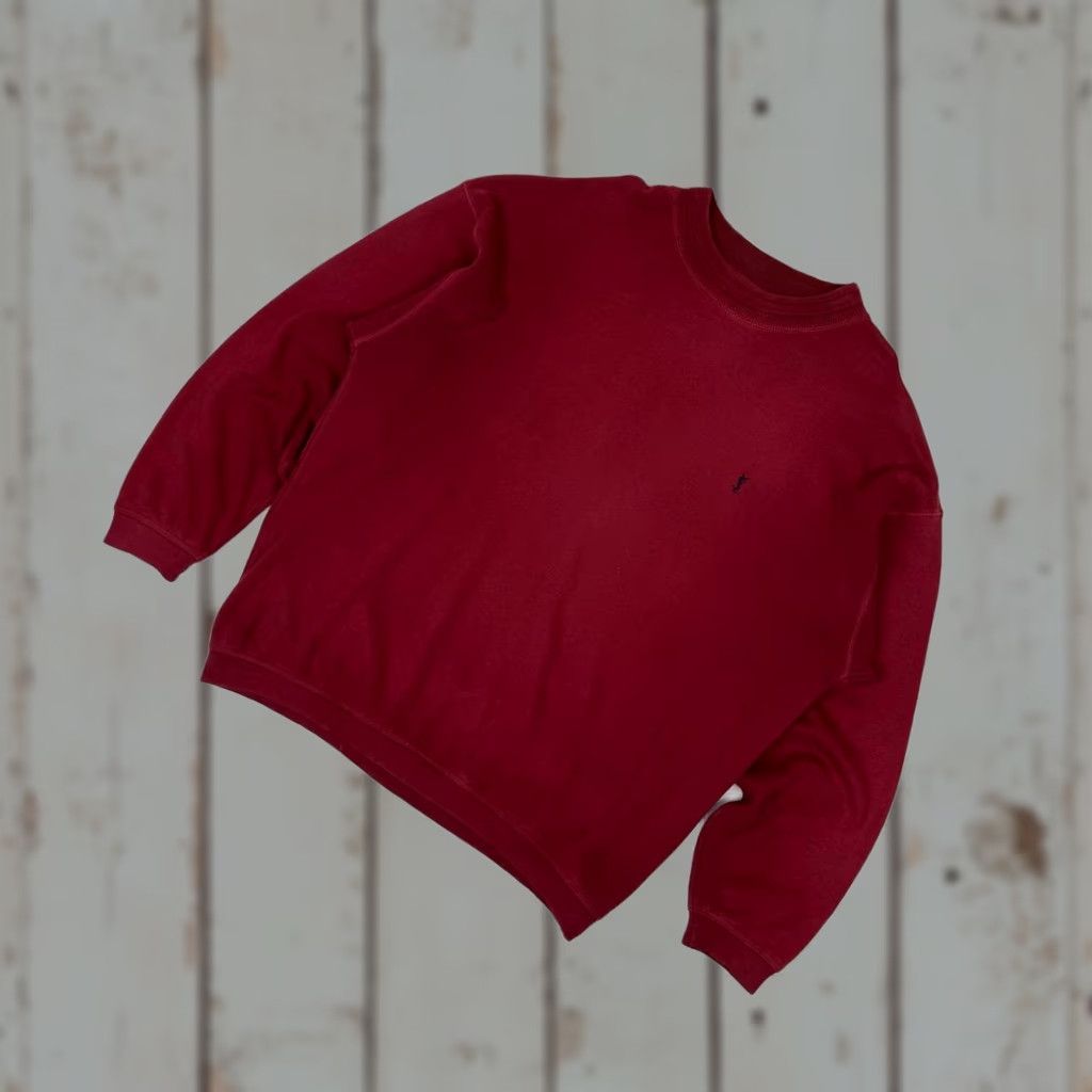 Vintage VINTAGE Yves Saint Lauren Sweatshirt YSL 90s Men Size L Burgundy Red Logo Crew Neck Sweatshirt Mens Size US L / EU 52-54 / 3 - 1 Thumbnail