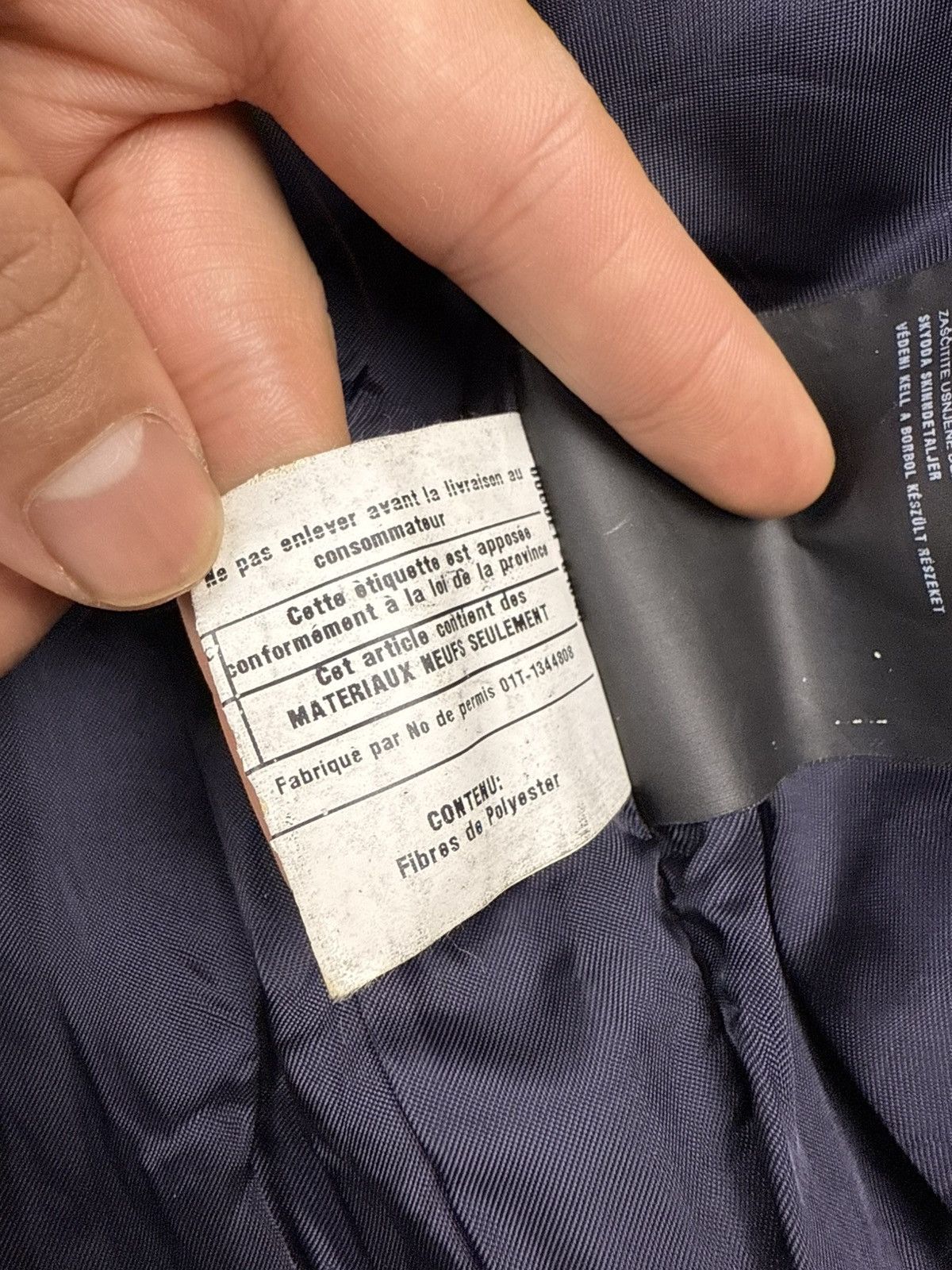 Prada Prada Vintage Navy Zip Jacket Minimal Luxury Clean Fit Size US M / EU 48-50 / 2 - 11 Thumbnail