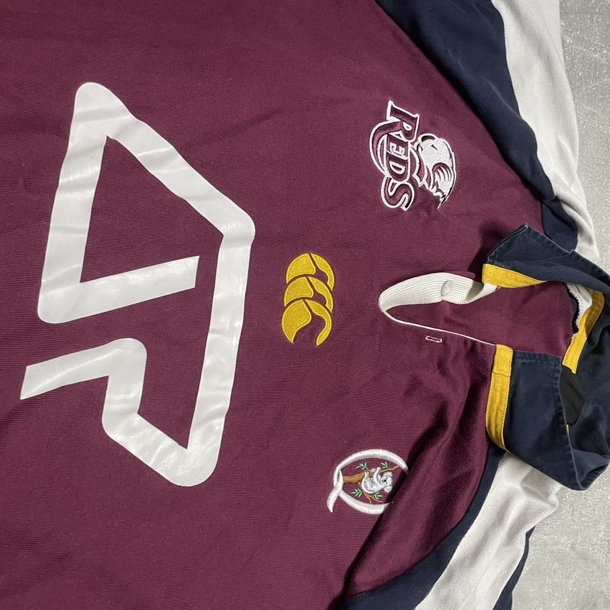 Canterbury of New Zealand Queensland Reds Vintage Canterbury Super 14 Rugby Jersey Size US XXL / EU 58 / 5 - 6 Thumbnail