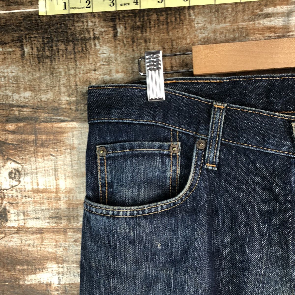 Edwin Edwin Blue faded Denim Pants #A1416 Size US 32 / EU 48 - 7 Thumbnail