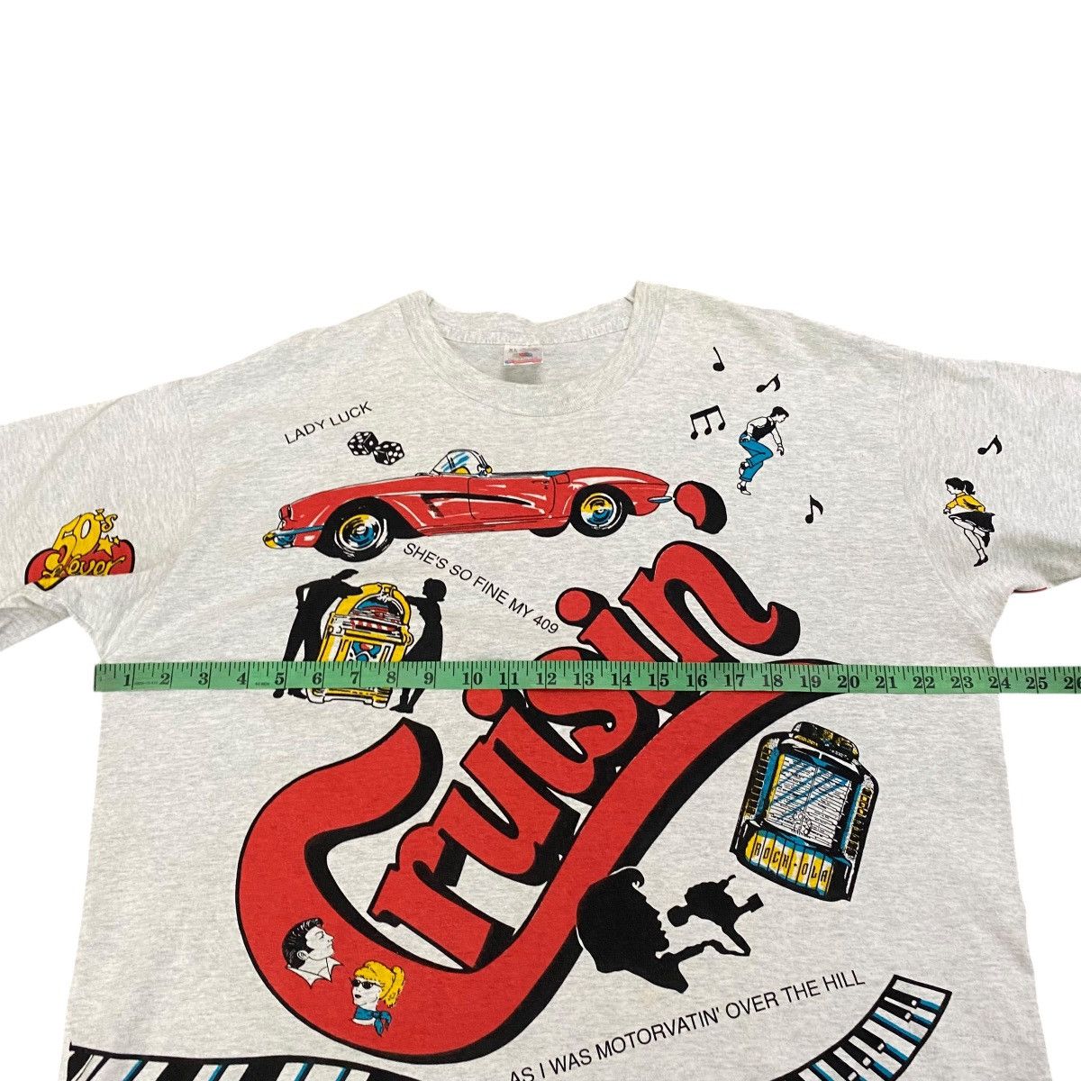 Vintage Vintage Beach Boys Cruisin T-Shirt Mens Allover Print Size US XL / EU 56 / 4 - 9 Thumbnail