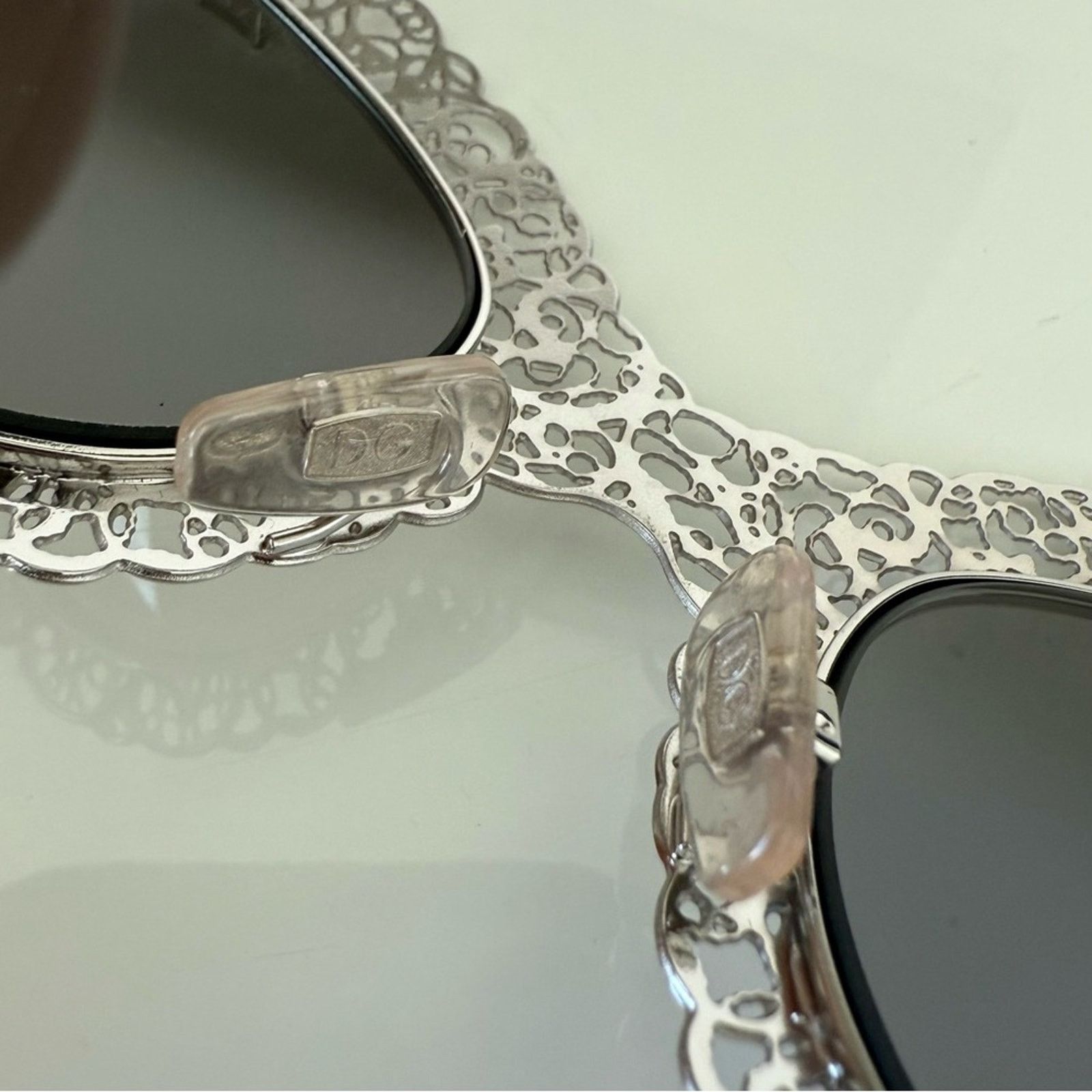 Dolce & Gabbana Dolce&Gabbana silver clear crystals sunglasses DG 2134 B-M Size ONE SIZE - 7 Thumbnail