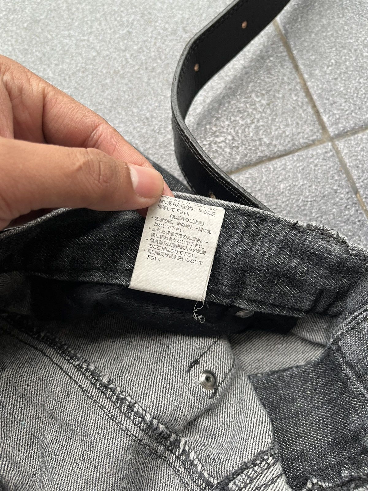 14th Addiction 🇯🇵Vtg y2k In The Attic Homme smoke distressed Jeans pats 🇯🇵 Size US 32 / EU 48 - 13 Thumbnail