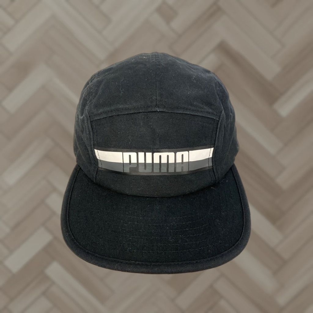 Puma PUMA Adjustable 5 Panel Baseball Cap One Size Black Unisex Adults Size ONE SIZE - 1 Thumbnail
