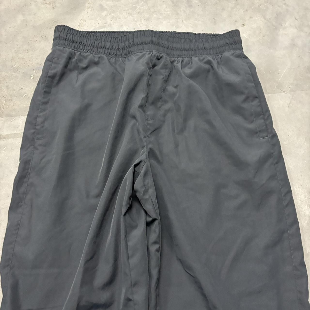 Japanese Brand × Vintage Crazy Vintage Y2K/2000s Black Grey Streetwear Essential Track Pants! Size US 32 / EU 48 - 3 Thumbnail