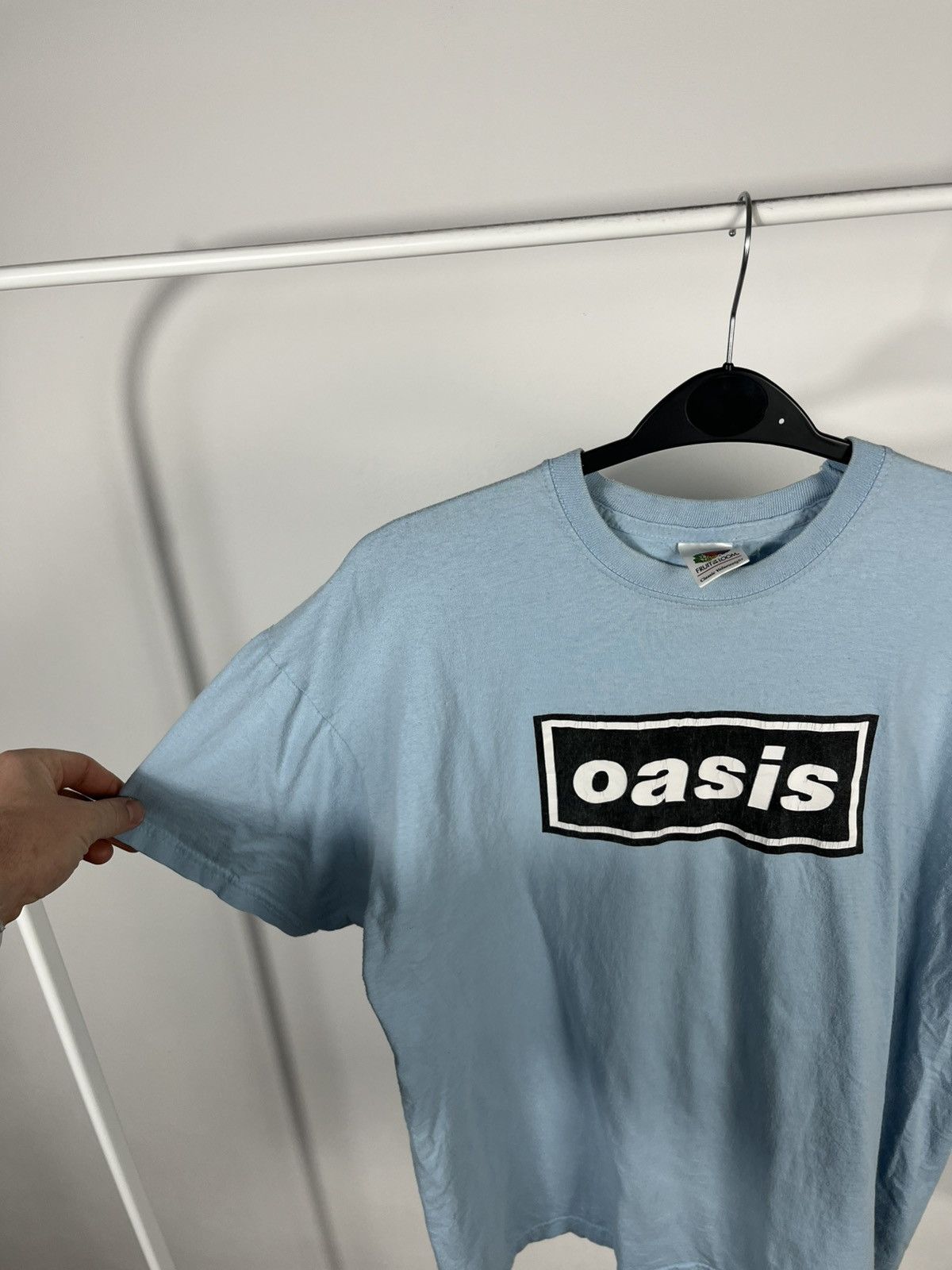 Other Oasis Band Logo T Shirt Blue Fruit of the Loom Size M Size US M / EU 48-50 / 2 - 8 Thumbnail