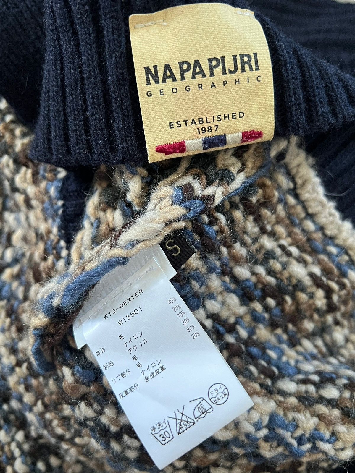 Napapijri Napapijri Geographic Knit Sweater Size US S / EU 44-46 / 1 - 12 Thumbnail