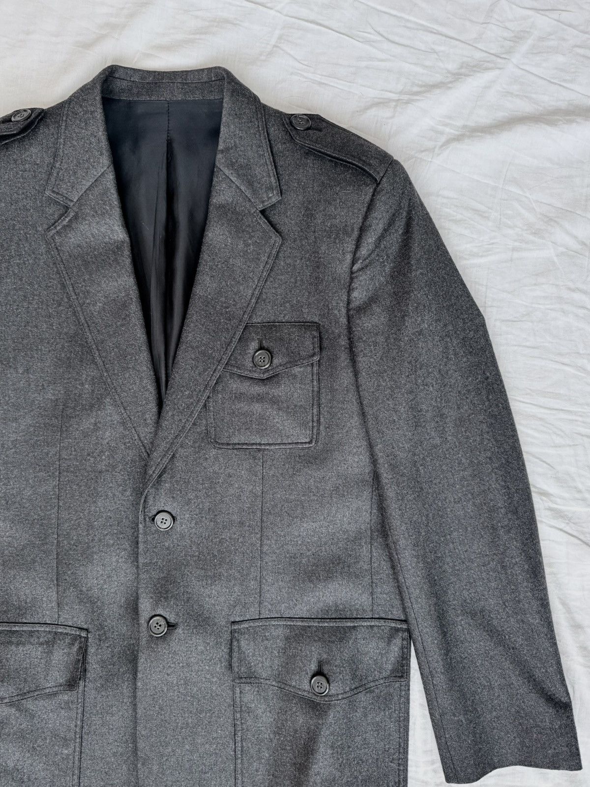 Balenciaga Balenciaga By Nicolas Ghesquière 2008 Military Blazer Size 50R - 2 Thumbnail