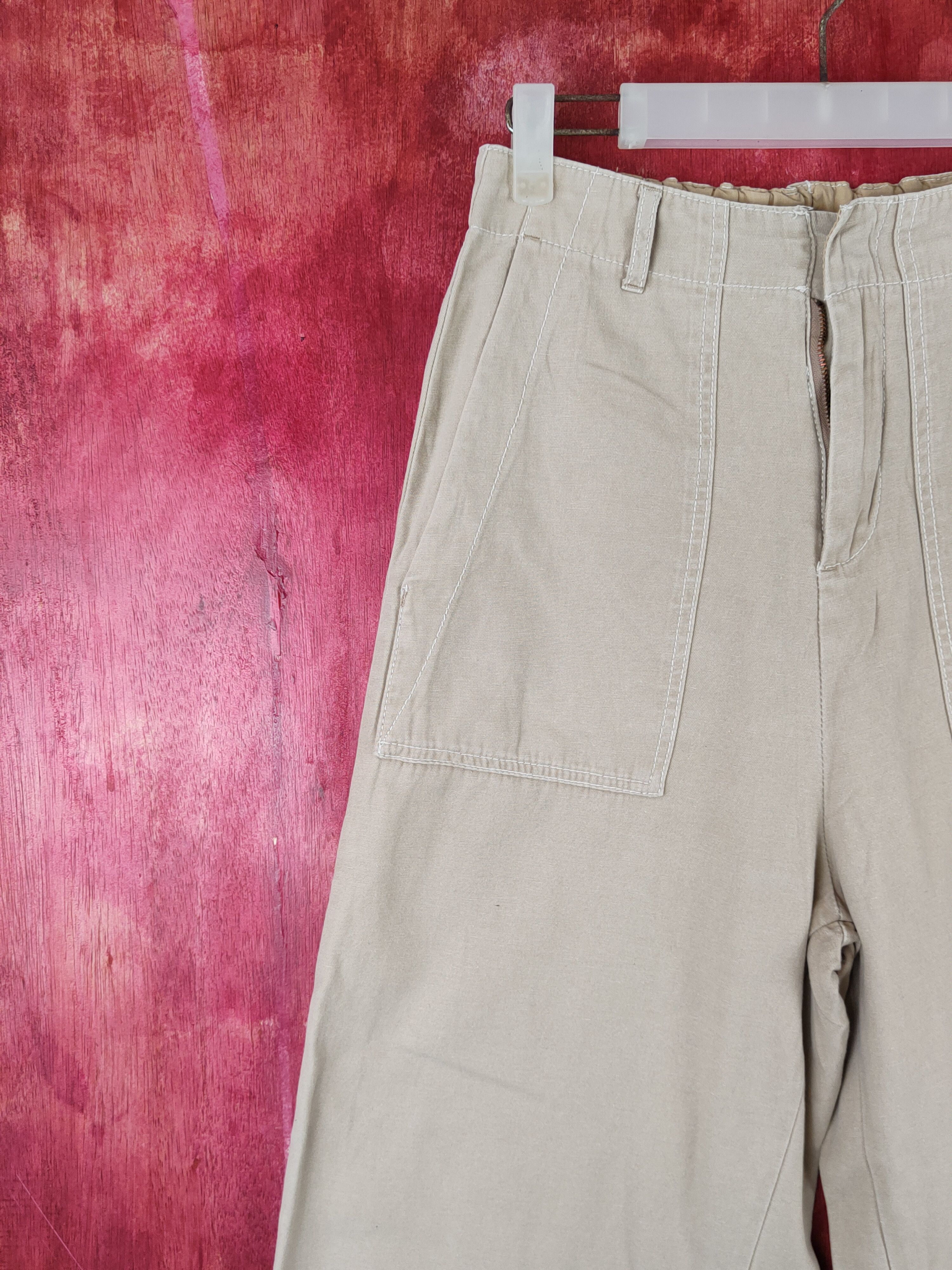 Ciaopanic × Japanese Brand Ciaopanic Typy Beige palazo Casual Pants #S1438 Size 26" / US 2 / IT 38 - 3 Thumbnail